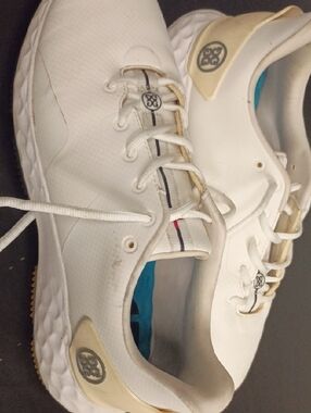 Dolce Gabbana/Tory Burch White Sneakers with Beige Accents